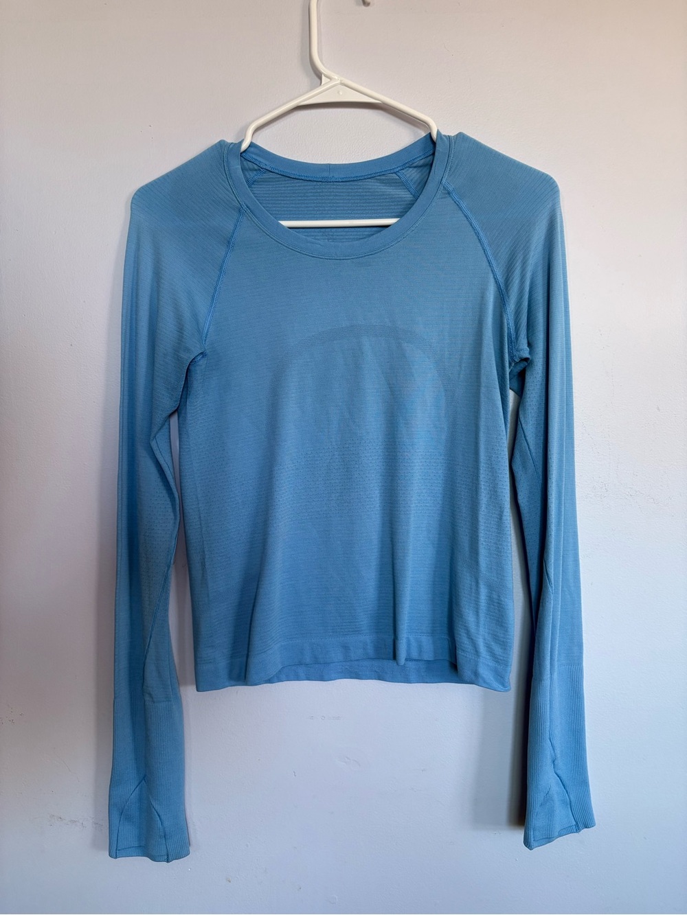 Blue Swiftly Tech Long-Sleeve Shirt Race Length